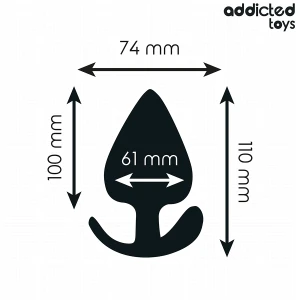 ADDICTED TOYS - TAPPO ANALE TAGLIA XXL 11 CM
